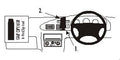 Brodit ProClip 652727 voor Ford Ranger 1999-2006, Ford Curier 2001-2007 e.a. - montagepositie op dashboard