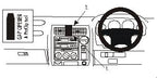Brodit ProClip 652749 voor Toyota Prado 1997-2002 en Toyota LandCruiser 90 1997-2002 - productfoto zwarte ABS montagebasis