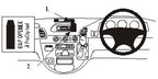 Brodit ProClip 652796 voor Mercedes Benz Sprinter 2000-2006 - productfoto zwarte ABS montagebasis