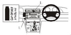 Brodit ProClip 652805 voor BMW Compact 2001-2007 en BMW 3-series M3 E46 1998-2004 - productfoto zwarte ABS montagebasis