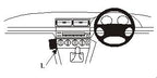 Brodit ProClip 652806 voor BMW 5-series M5 E39 1996-2003 - productfoto zwarte ABS montagebasis