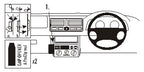 Brodit ProClip 652808 voor Volkswagen Golf IV Variant 2000-2004, Volkswagen Golf IV 1998-2003 en Volkswagen Bora 1999-2005 - productfoto zwarte ABS montagebasis