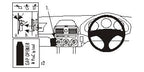 Brodit ProClip 652819 voor Toyota MR2 Spyder 2000-2005 - productfoto zwarte ABS montagebasis