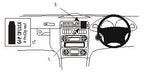 Brodit ProClip 652824 voor Mercedes Benz C-Class (180-320) 2000-2006 - productfoto zwarte ABS montagebasis