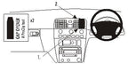 Brodit ProClip 652826 voor Volvo V40 2001-2003 en Volvo S40 2001-2003 - productfoto zwarte ABS montagebasis