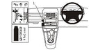 Brodit ProClip 652838 voor Audi S2 2001-2005 en Audi A2 2001-2005 - productfoto zwarte ABS montagebasis
