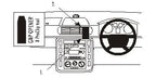 Brodit ProClip 652840 voor Ford Galaxy 2001-2006 - productfoto zwarte ABS montagebasis