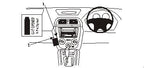 Brodit ProClip 652886 voor Subaru Impreza 2001-2004 - productfoto zwarte ABS montagebasis