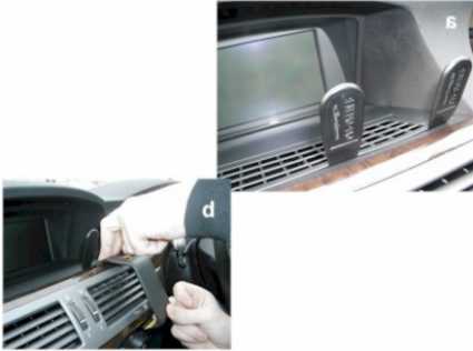 Brodit ProClip 653014 voor BMW 7-series E65 2002-2008 - montagepositie op dashboard