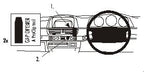 Brodit ProClip 653014 voor BMW 7-series E65 2002-2008 - productfoto zwarte ABS montagebasis