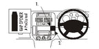 Brodit ProClip 653027 voor Volkswagen Polo 2002-2009 - productfoto zwarte ABS montagebasis