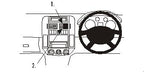 Brodit ProClip 653028 voor Volkswagen Polo 2002-2009 - productfoto zwarte ABS montagebasis
