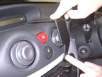 Brodit ProClip 653044 voor Citroen Pluriel 2003-2005, Citroen C3 2002-2005 en Citroen C2 2003-2005 - detail van dashboardmontage