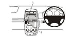 Brodit ProClip 653057 voor Honda CR-V 2002-2006 - productfoto zwarte ABS montagebasis