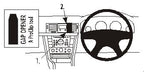 Brodit ProClip 653076 voor Holden Vectra C 2002-2010, Opel Vectra C 2002-2010 e.a. - productfoto zwarte ABS montagebasis