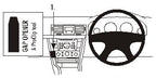 Brodit ProClip 653077 voor Holden Vectra C 2002-2010, Opel Vectra C 2002-2010 e.a. - productfoto zwarte ABS montagebasis