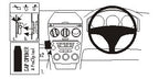 Brodit ProClip 653082 voor Mazda 6 2002-2007 - productfoto zwarte ABS montagebasis