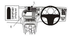 Brodit ProClip 653087 voor Saab 9-3 2003-2006 - productfoto zwarte ABS montagebasis