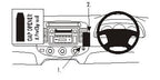Brodit ProClip 653170 voor Toyota Camry 2002-2006 - productfoto zwarte ABS montagebasis