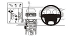 Brodit ProClip 653172 voor Volvo XC90 2002-2014 - productfoto zwarte ABS montagebasis