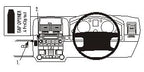 Brodit ProClip 653178 voor Volkswagen Touareg 2003-2009 - productfoto zwarte ABS montagebasis