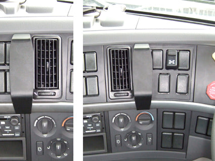 Brodit ProClip 653189 voor Volvo NH series 2003-2012, Volvo FM series 2003-2013 en Volvo FH series 2003-2012 - installatiepositie
