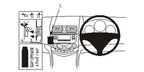 Brodit ProClip 653200 voor Honda Accord 2003-2007 - productfoto zwarte ABS montagebasis