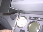 Brodit ProClip 653202 voor Nissan Micra 2003-2010 - detail van dashboardmontage