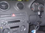 Brodit ProClip 653269 voor Audi S3 2004-2006, Audi S3 2003-2006 e.a. - montagepositie op dashboard