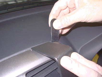 Brodit ProClip 653293 voor Toyota RAV 4 2001-2003 - detail van dashboardmontage
