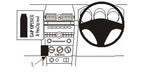 Brodit ProClip 653371 voor Mazda 3 2004-2009 - productfoto zwarte ABS montagebasis