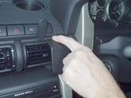 Brodit ProClip 653372 voor Land Rover Freelander 2004-2006 - detail van dashboardmontage