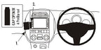 Brodit ProClip 653378 voor Toyota RAV 4 2004-2005 - productfoto zwarte ABS montagebasis
