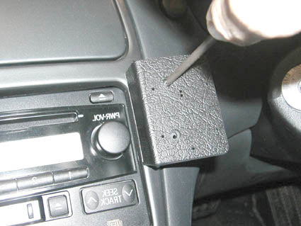 Brodit ProClip 653380 voor Toyota Celica 2000-2005 - detail van dashboardmontage