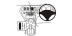 Brodit ProClip 653400 voor Honda Integra 2003-2007 - productfoto zwarte ABS montagebasis