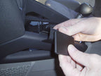 Brodit ProClip 653415 voor Audi S3 2003-2007 en Audi A3 2003-2012 - montagepositie op dashboard