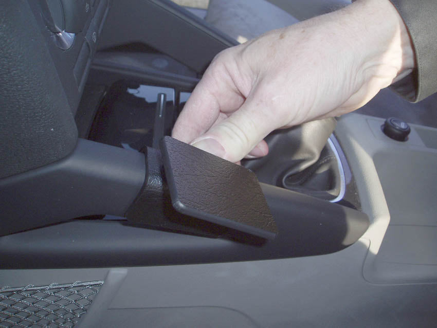 Brodit ProClip 653415 voor Audi S3 2003-2007 en Audi A3 2003-2012 - ProClip geplaatst in het voertuig