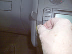 Brodit ProClip 653417 voor Volkswagen Touran 2003-2015 - montagepositie op dashboard