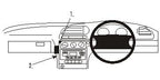 Brodit ProClip 653422 voor Ford Mondeo 2001-2007 - productfoto zwarte ABS montagebasis
