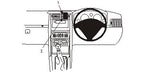 Brodit ProClip 653431 voor Peugeot 407 2004-2010 - productfoto zwarte ABS montagebasis