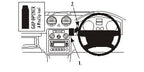 Brodit ProClip 653435 voor Volkswagen Caddy 2004-2015 - productfoto zwarte ABS montagebasis