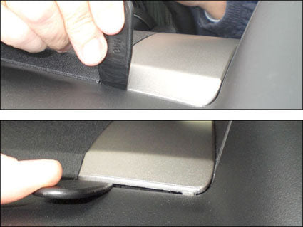 Brodit ProClip 653437 voor Toyota Prius 2004-2009 - montagepositie op dashboard