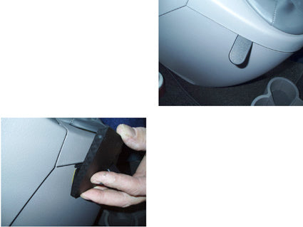 Brodit ProClip 653494 voor Fiat Panda 2004-2007 - montagepositie op dashboard