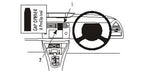 Brodit ProClip 653534 voor Citroen C4 2005-2010 - productfoto zwarte ABS montagebasis
