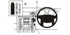 Brodit ProClip 653572 voor Land Rover LR3 2005-2009 en Land Rover Discovery 3 2005-2009 - productfoto zwarte ABS montagebasis