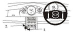 Brodit ProClip 653580 voor Mini Cooper Convertible 2001-2007 en Mini Cooper 2001-2006 - productfoto zwarte ABS montagebasis