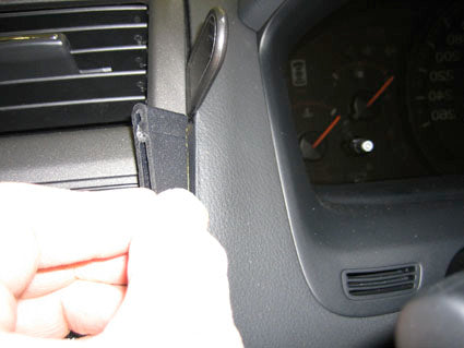 Brodit ProClip 653581 voor Honda Accord 2003-2007 - montagepositie op dashboard