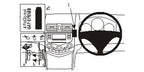 Brodit ProClip 653581 voor Honda Accord 2003-2007 - productfoto zwarte ABS montagebasis
