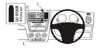 Brodit ProClip 653590 voor Kia Picanto 2005-2011 - productfoto zwarte ABS montagebasis