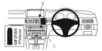 Brodit ProClip 653594 voor BMW 3-series E90, E91, E92, E93 2005-2012 - productfoto zwarte ABS montagebasis